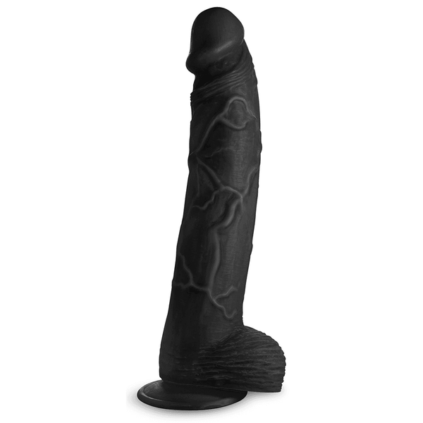 black cock sex toy 8.5 Inch Vibrating Squirting Dildo w Remote Control Dark Big Black Cock  Vibrator AG321-Dark Free Discreet USA Shipping Loadz Loads main image 0