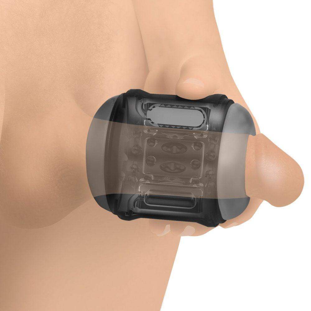 10X Cyber Stroke | Vibrating Masturbator - Cock Stroker - The Dildo Hub