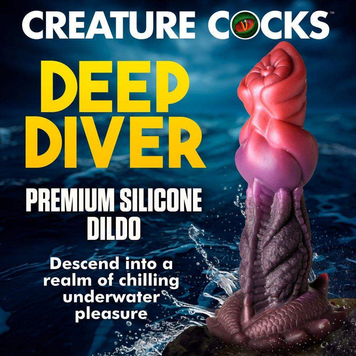 7.6 Inch Deep Diver | Fantasy Dildo - Monster Dildo - Xenomorph Dildo - The Dildo Hub