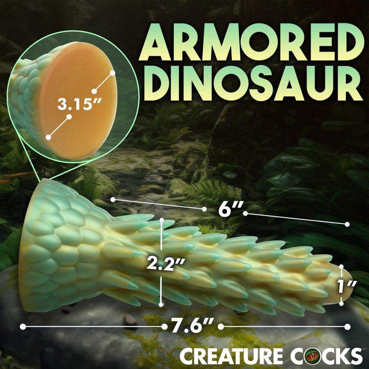 7.6 Inch Stegosaurus | Dragon Dildo - Alien Dildo - Fantasy Dildo - The Dildo Hub