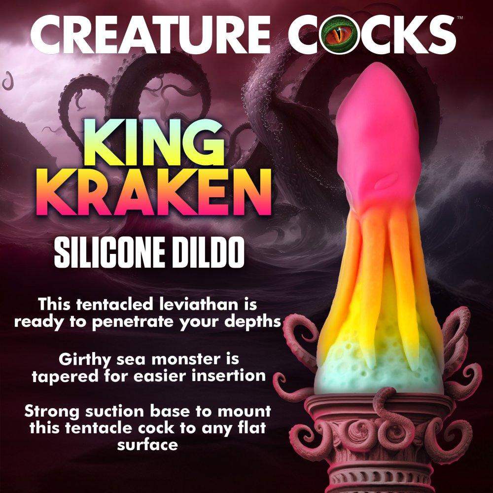 8.1 Inch King Kraken | Tentacle Dildo - Kraken Dildo - The Dildo Hub