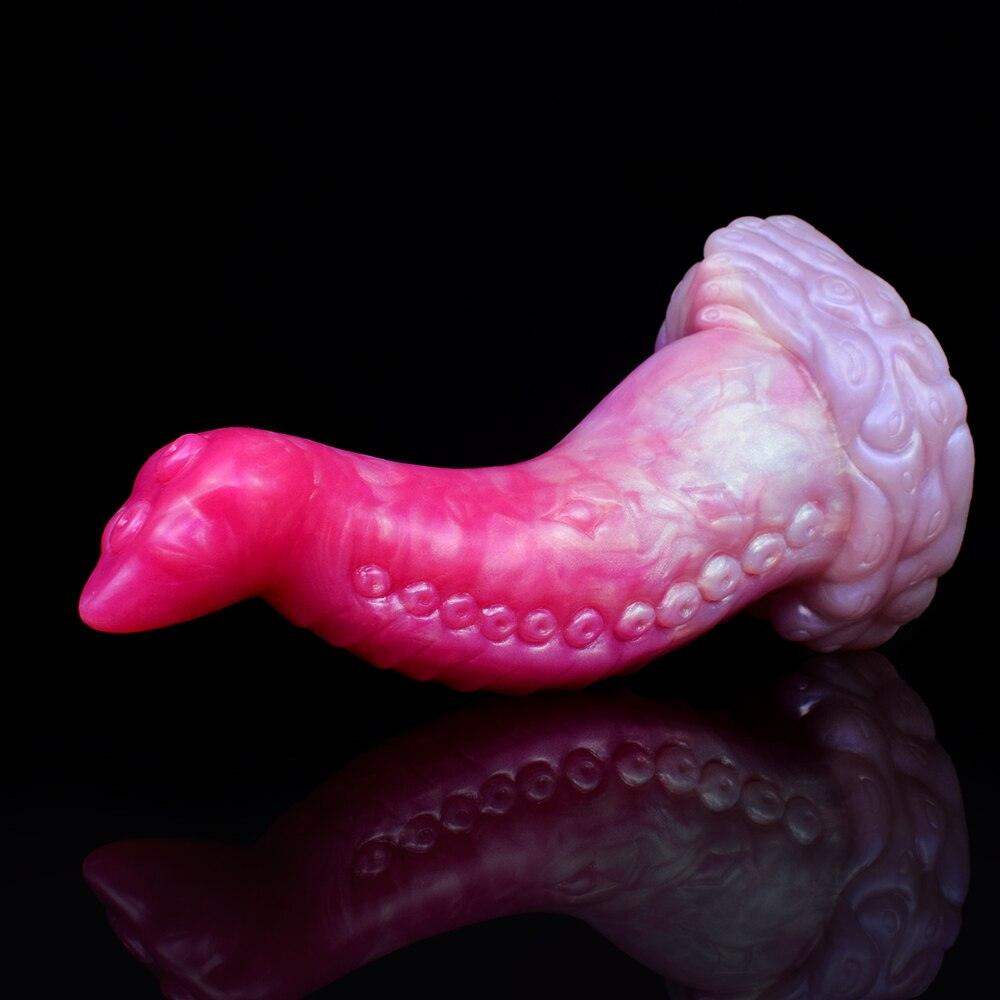 🦑 8.3 Inch Rosy | Fantasy Dildo - Tentacle Dildo - Monster Dildo - The Dildo Hub