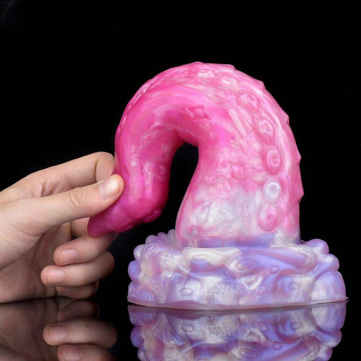 🦑 8.3 Inch Rosy | Fantasy Dildo - Tentacle Dildo - Monster Dildo - The Dildo Hub