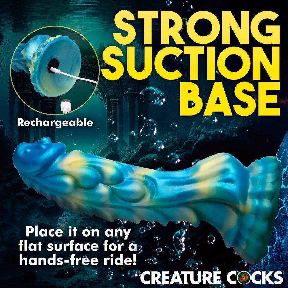 8.3 Inch Sea Stallion Vibrating Fantasy Dildo with Remote - The Dildo Hub