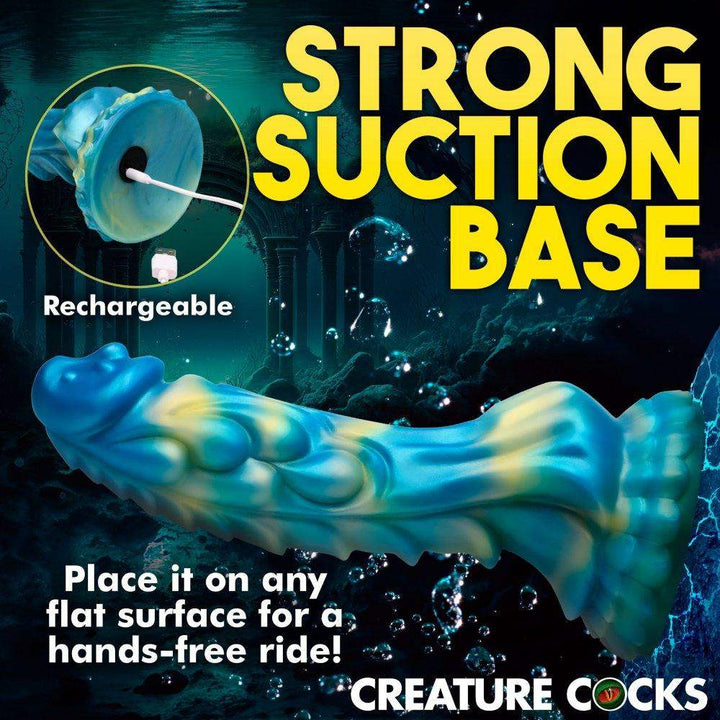 8.3 Inch Sea Stallion Vibrating Fantasy Dildo with Remote - The Dildo Hub