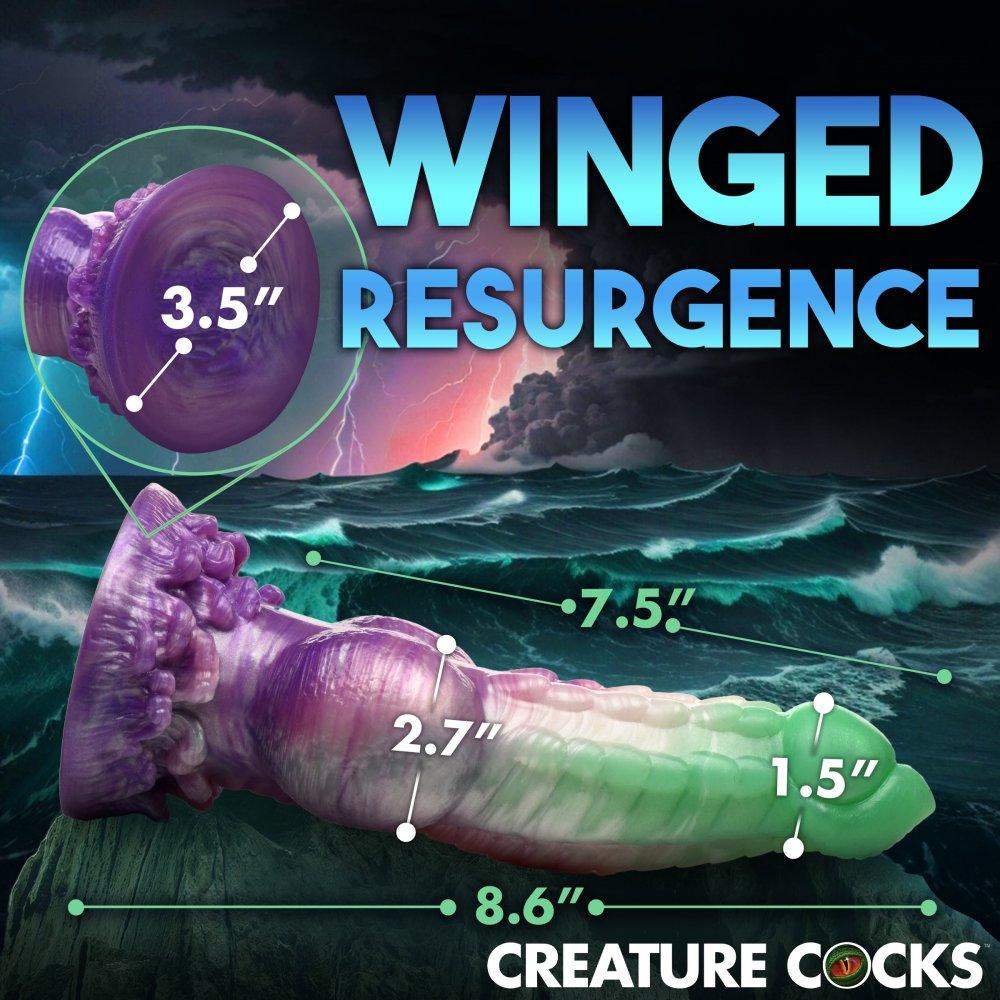 8.6 Inch Phoenix | Dragon Dildo - Fantasy Dildo - Alien Dildo - The Dildo Hub