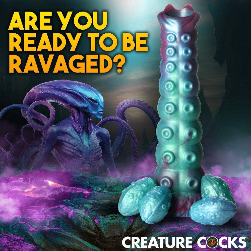 👽 8.7 Inch Galactic Breeder | Ovipositor Dildo - Alien Dildo - Xenomorph Dildo - The Dildo Hub