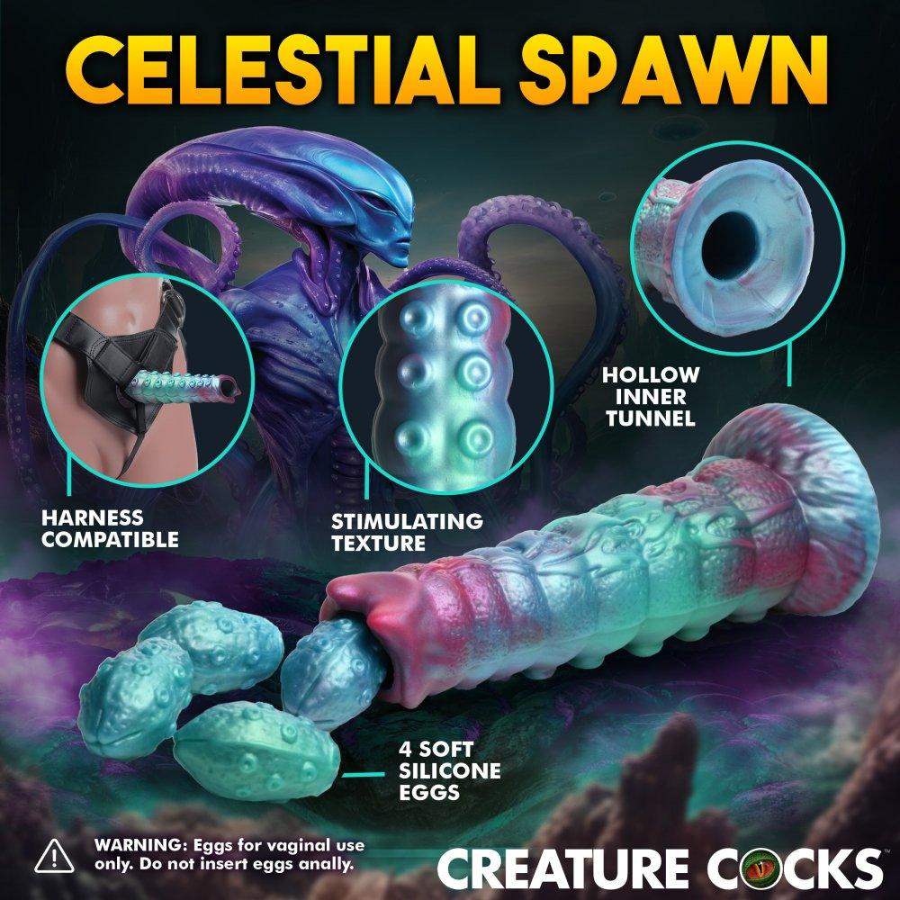 👽 8.7 Inch Galactic Breeder | Ovipositor Dildo - Alien Dildo - Xenomorph Dildo - The Dildo Hub