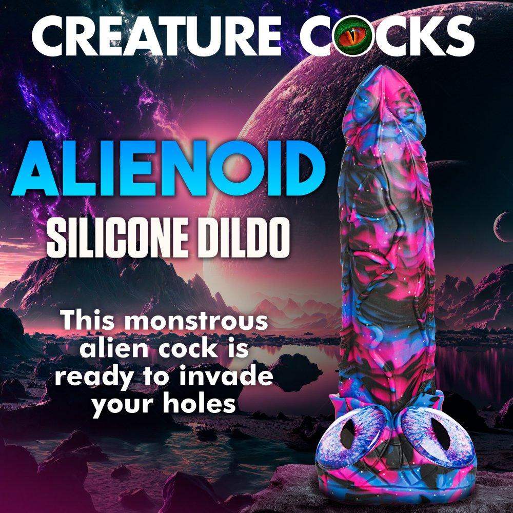 👽 8.8 Inch Alienoid | Xenomorph Dildo - Alien Dildo - Monster Dildo - The Dildo Hub