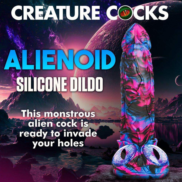 👽 8.8 Inch Alienoid | Xenomorph Dildo - Alien Dildo - Monster Dildo - The Dildo Hub