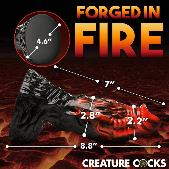 8.8 Inch Vulcan | Monster Dildo - Dragon Dildo - Fantasy Dildo - The Dildo Hub