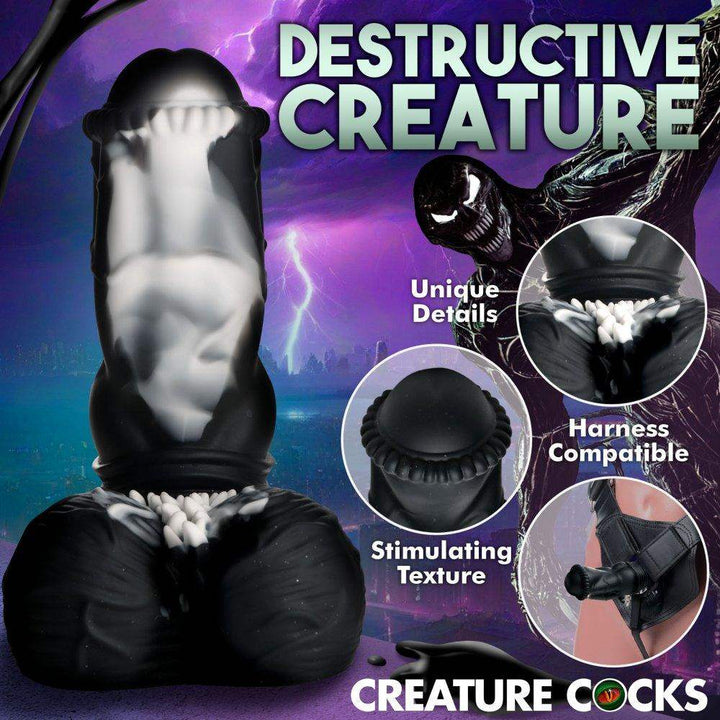 8 Inch Venom | Monster Dildo - Alien Dildo - Xenomorph Dildo - The Dildo Hub
