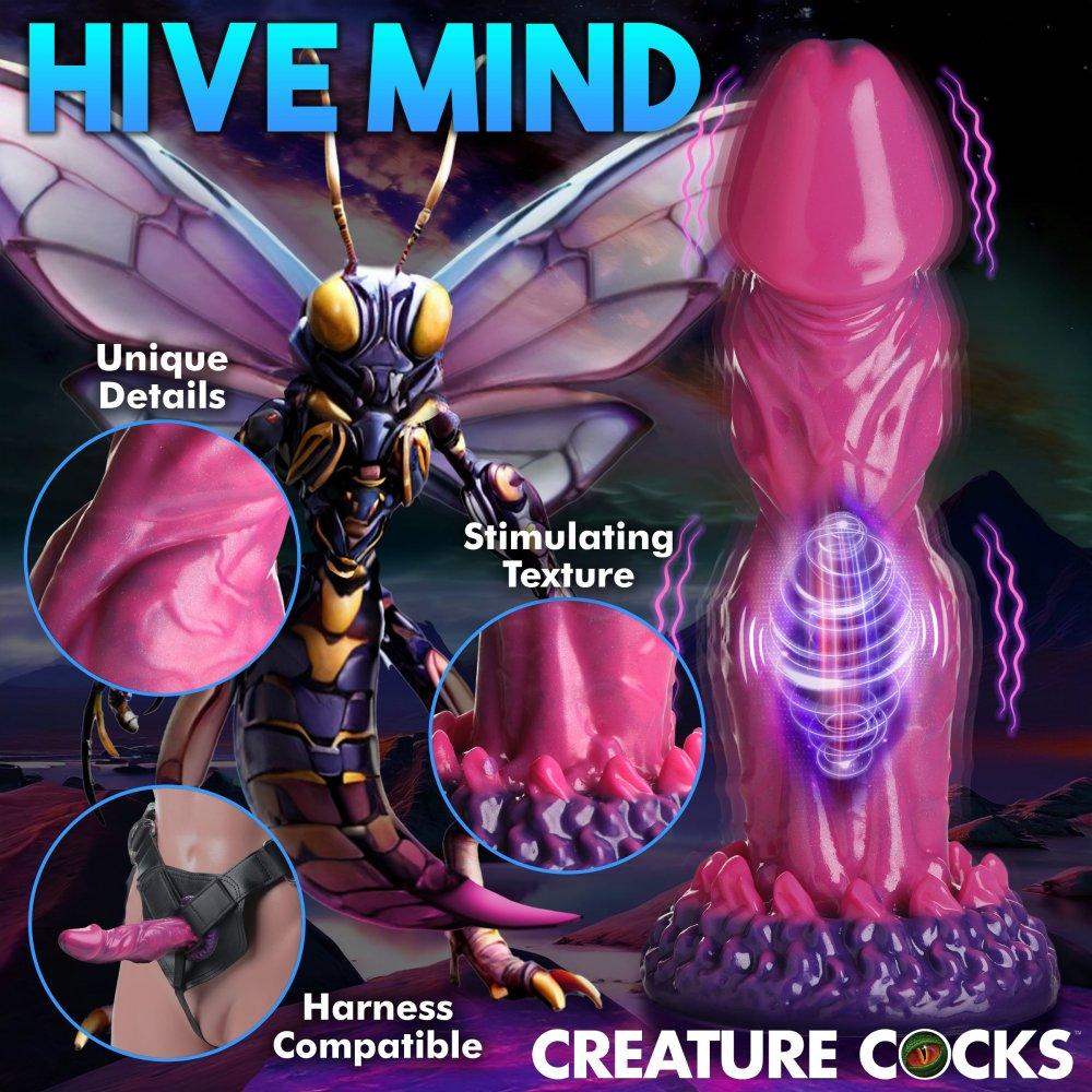 š½ 9.75 Inch Xenox Vibrating Xenomorph Dildo with Remote - The Dildo Hub