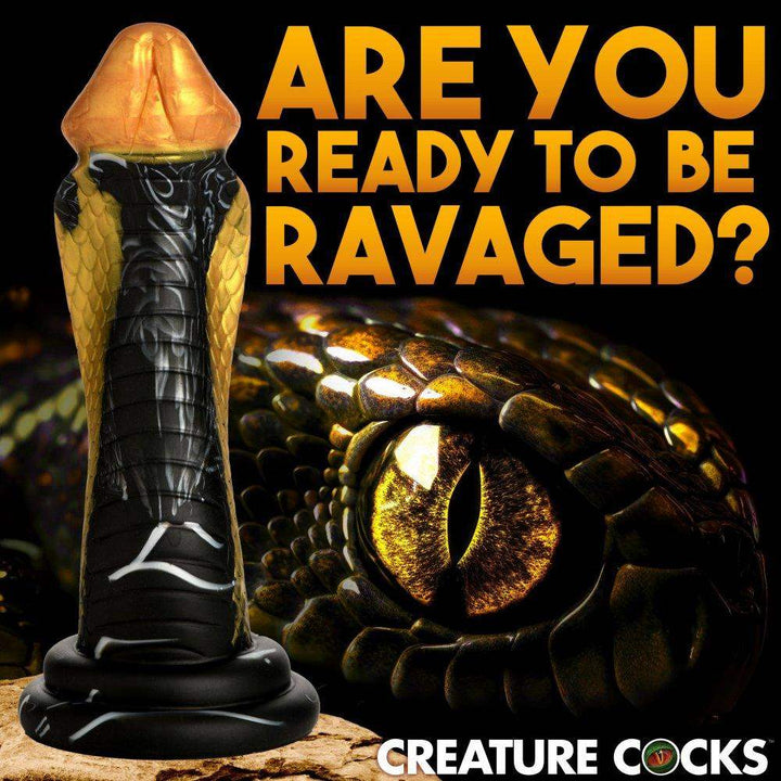9 Inch Golden Mamba | Animal Dildo - Snake Dildo - Fantasy Dildo - The Dildo Hub