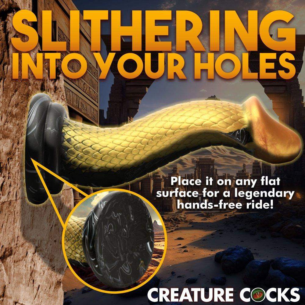 9 Inch Golden Mamba | Animal Dildo - Snake Dildo - Fantasy Dildo - The Dildo Hub