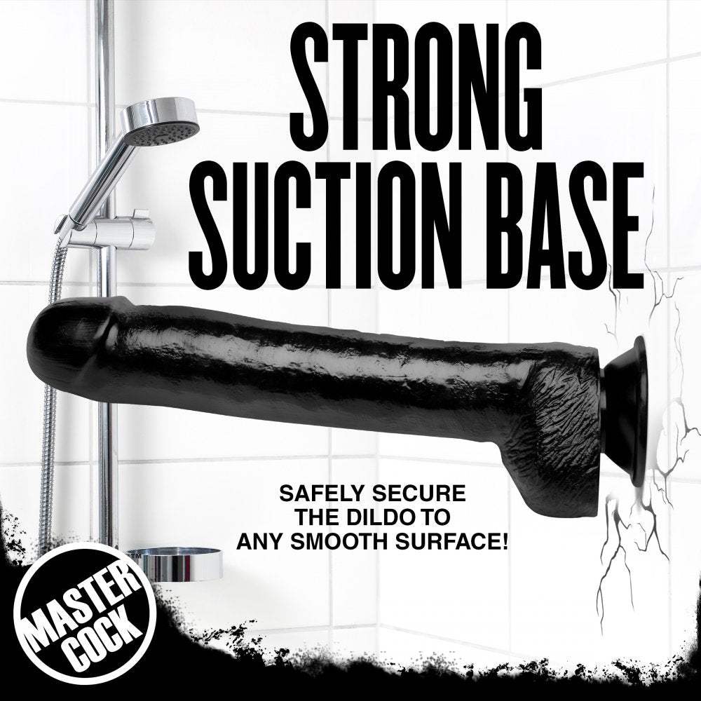 The Black Destroyer 17 Inch Huge Realistic Dildo w/ Suction Cup
