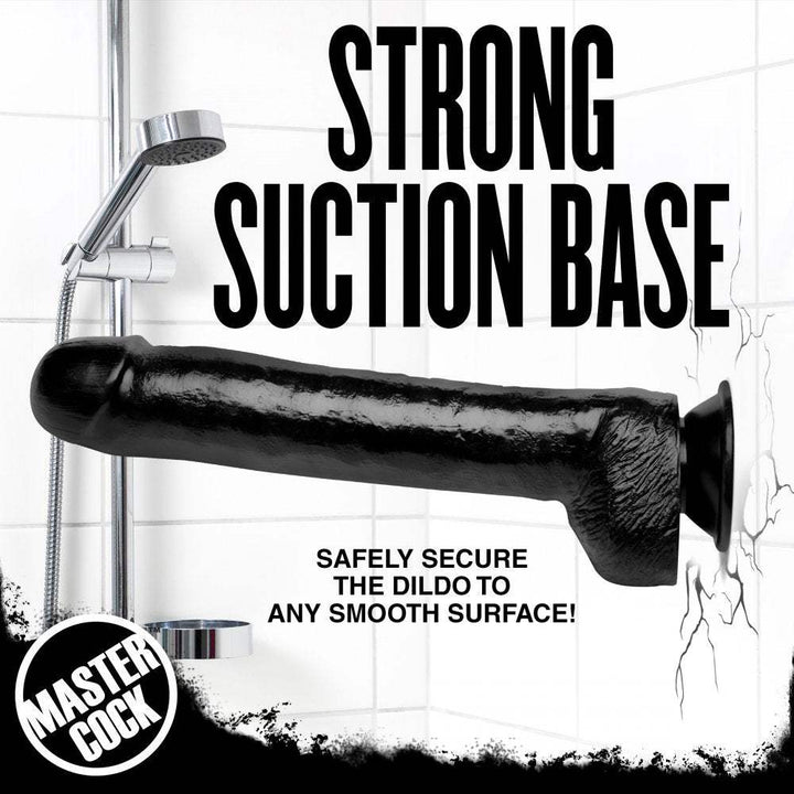 The Black Destroyer 17 Inch Huge Realistic Dildo w/ Suction Cup