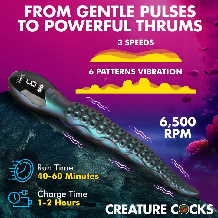 Tentavibe 10.7 Inch Silicone Tentacle Vibrator Dildo