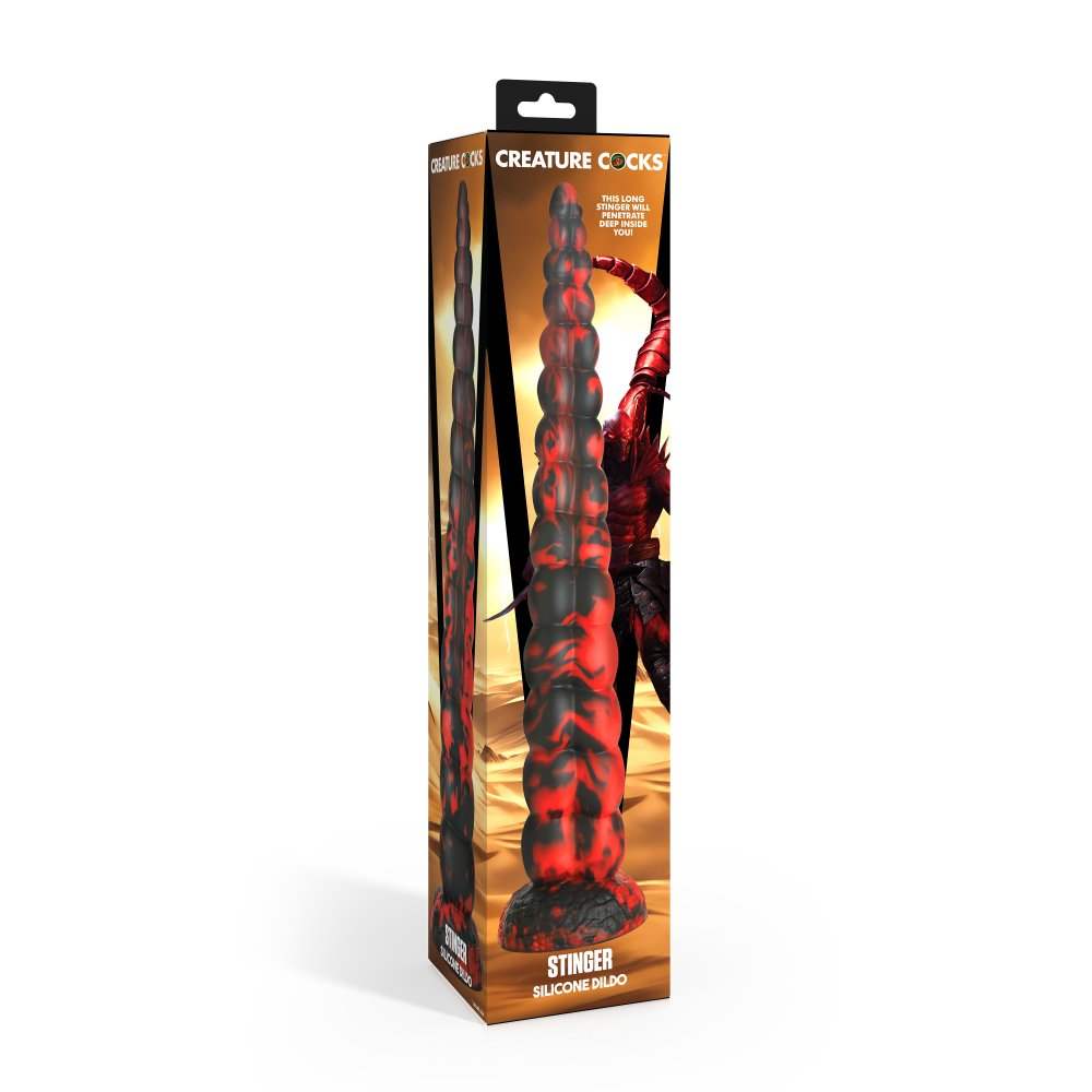 Stinger 14.5 Inch Silicone Monster Dildo w/ Suction Cup