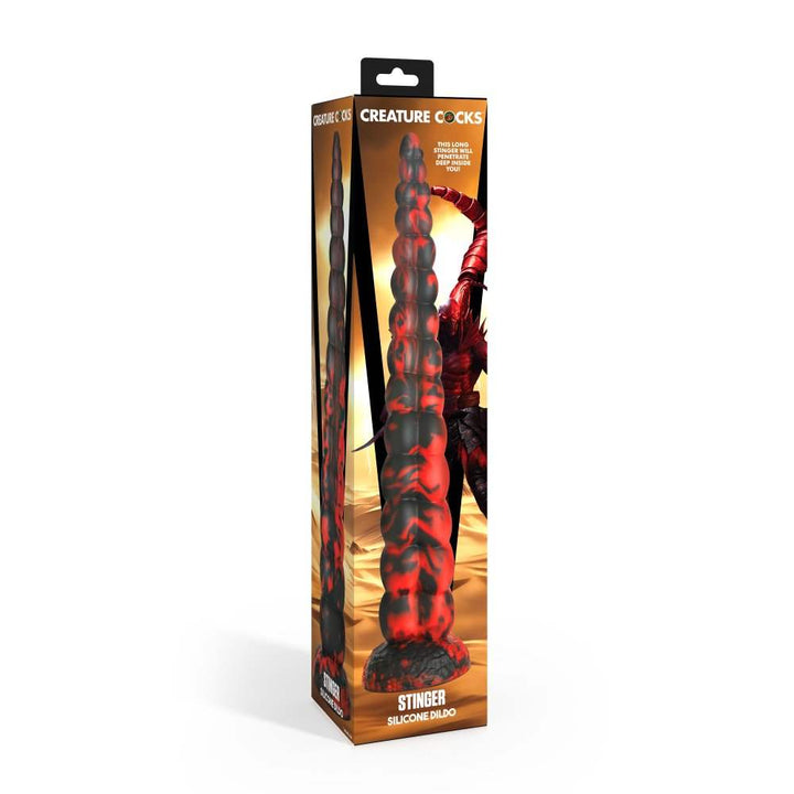 Stinger 14.5 Inch Silicone Monster Dildo w/ Suction Cup