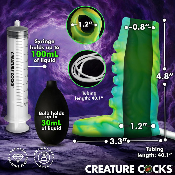 Octo Cum Tentacle Squirting Silicone Penis Sleeve Enhancer
