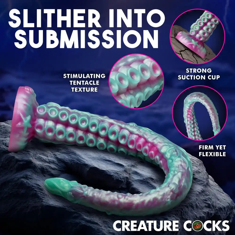 Fantasy Strap-on Harness w/ 18 Inch Silicone Tentacle Dildo