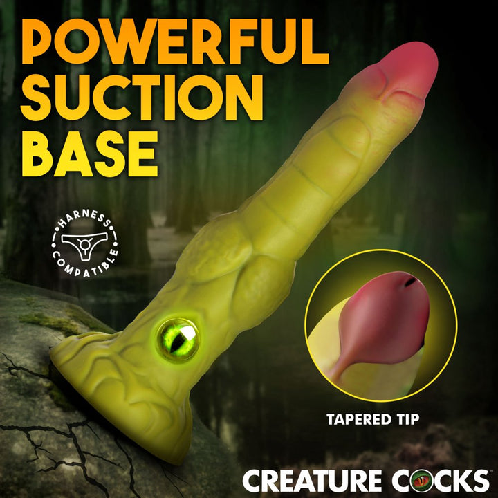 Eyegor 9.2 Inch Thrusting & Vibrating Fantasy Dildo w/ Suction Cup