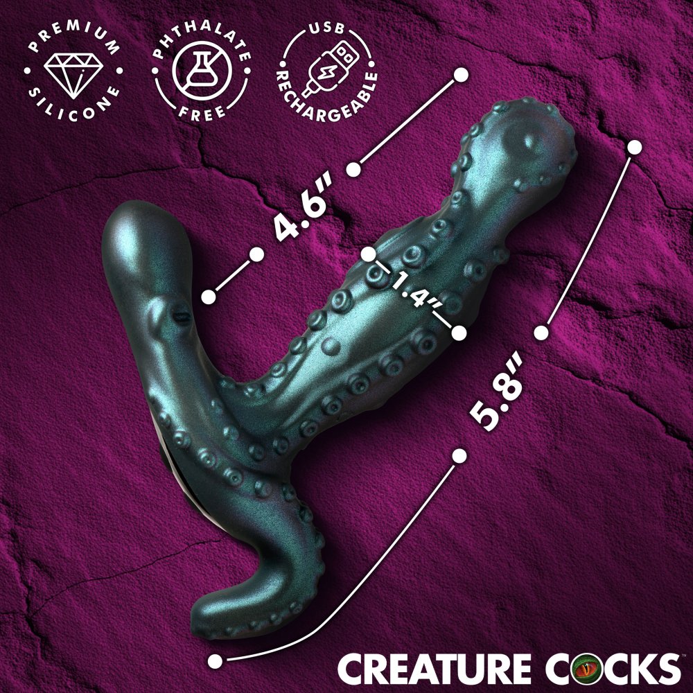 Octoprobe 5.8 Inch Gyrating Prostate Milking Vibrator