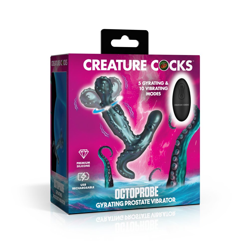 Octoprobe 5.8 Inch Gyrating Prostate Milking Vibrator