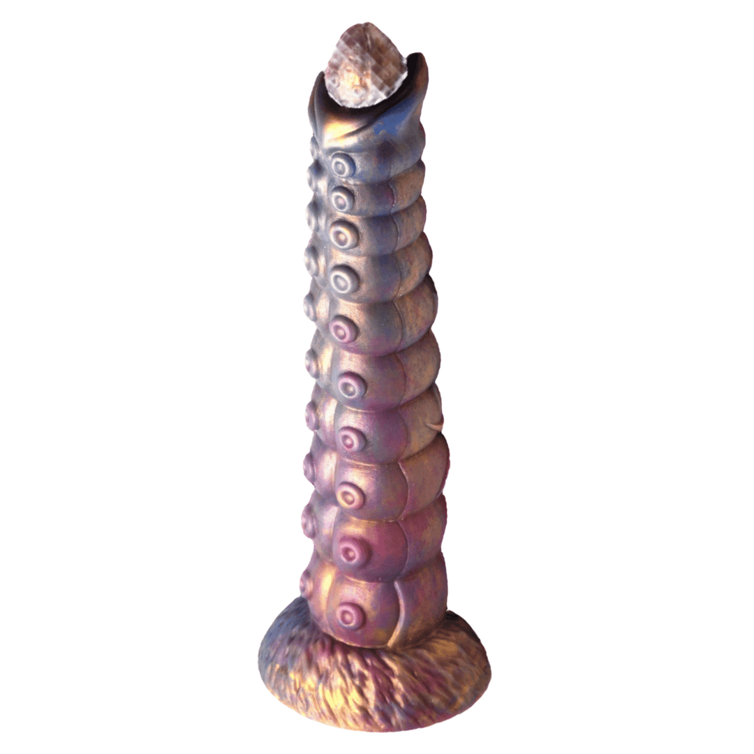 👽 Deep Invader 11.6 Inch Silicone Tentacle Ovipositor Dildo w/ Suction Cup