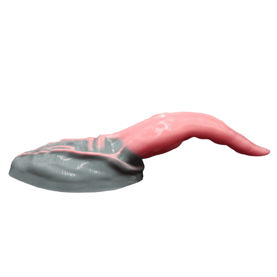 Custom Dolphin Fantasy Dildo in Platinum Silicone