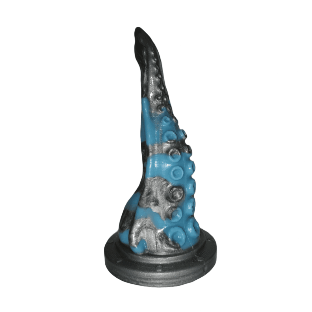 Custom Cuddly Kraken Tentacle Dildo in Platinum Silicone
