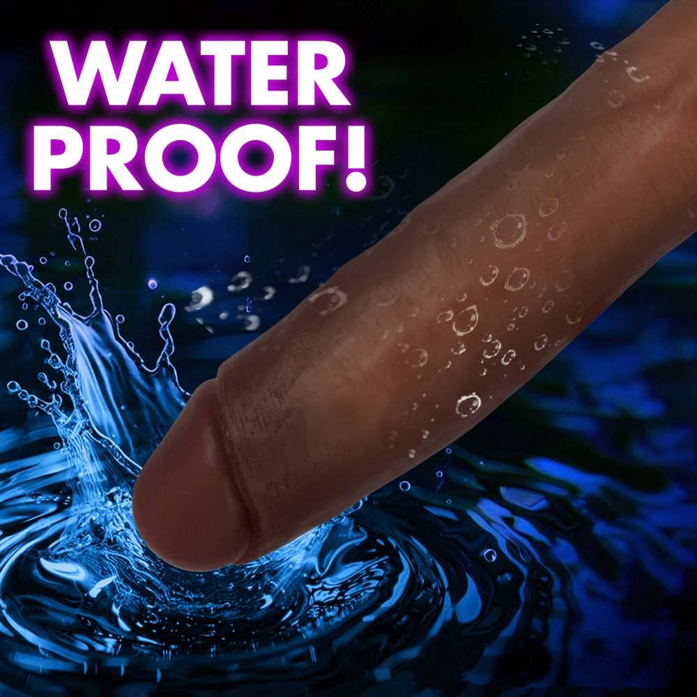 Dark Jock 11 Inch Realistic Vibrating Dildo w/ Suction Cup & Balls