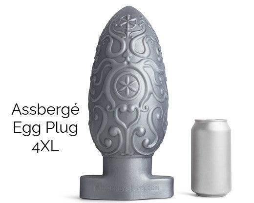 ASSBERGÉ EGG PLUG - FOUR SIZES | MrHankeysToys - The Dildo Hub