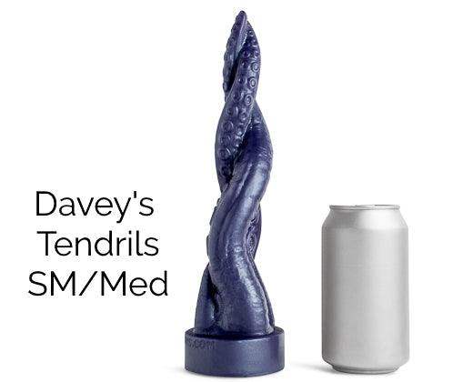 DAVY'S TENDRILS TENTACLE DILDO - FOUR SIZES | MrHankeysToys - The Dildo Hub