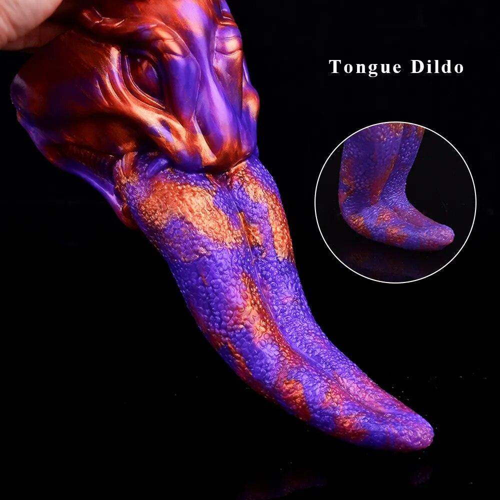 ๐น DEMON TONGUE - 2 SIZES | Fantasy Dildo - Monster Dildo - Alien Dildo - The Dildo Hub