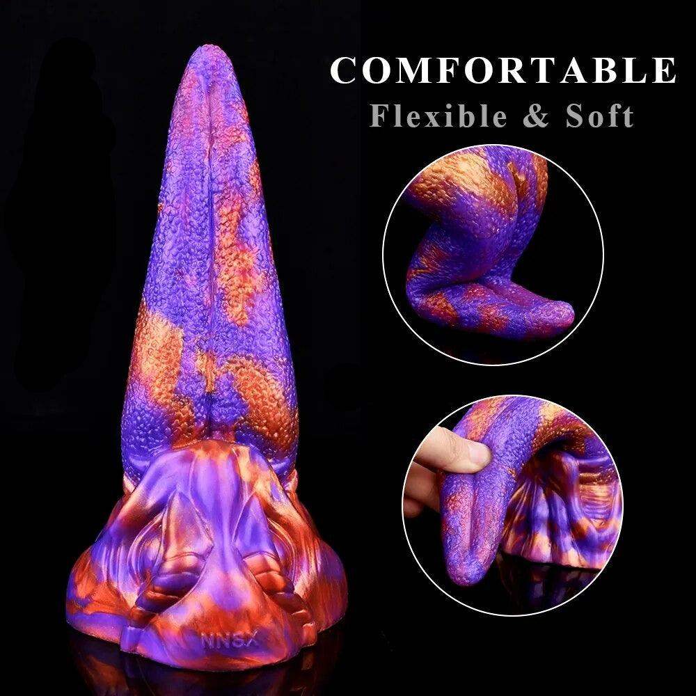 ๐น DEMON TONGUE - 2 SIZES | Fantasy Dildo - Monster Dildo - Alien Dildo - The Dildo Hub