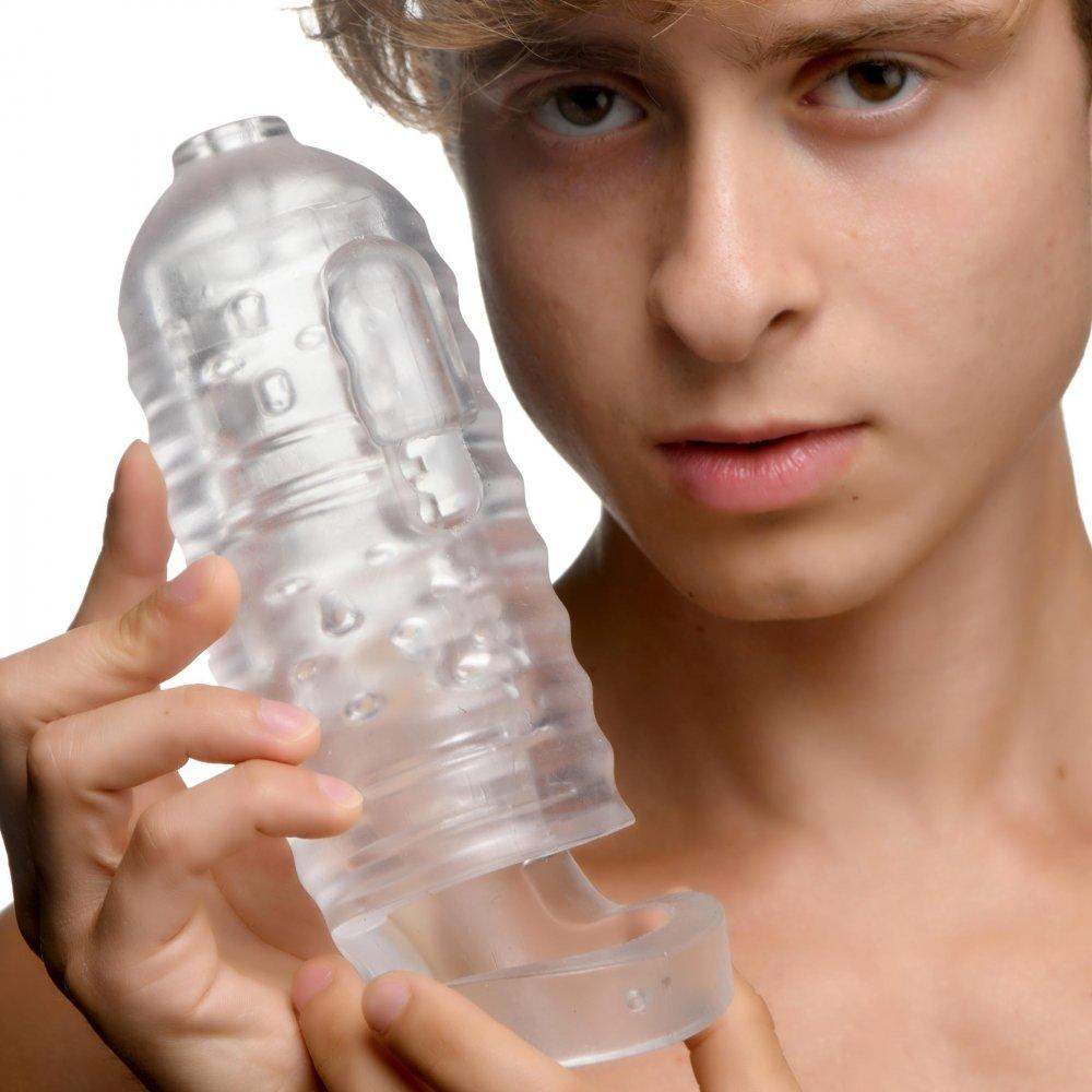 Milker Masturbator with Ball Strap - Male Masturbator - The Dildo Hub