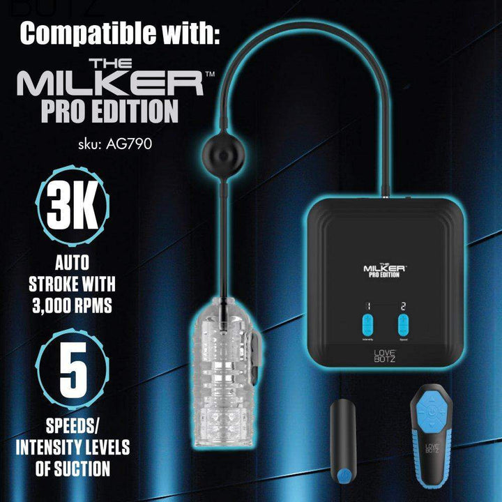 Milker Masturbator with Ball Strap - Male Masturbator - The Dildo Hub