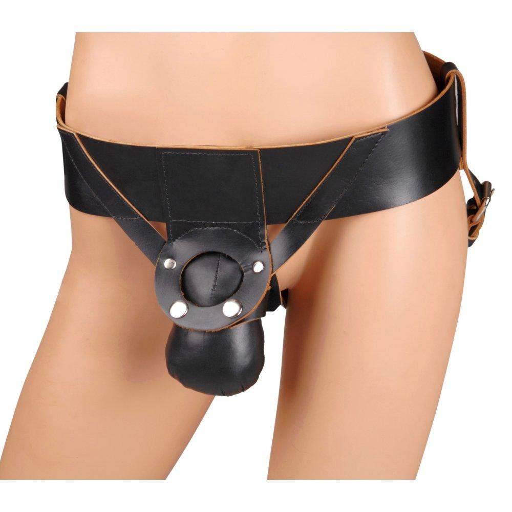 Powerhouse Leather Strap On Harness System - The Dildo Hub