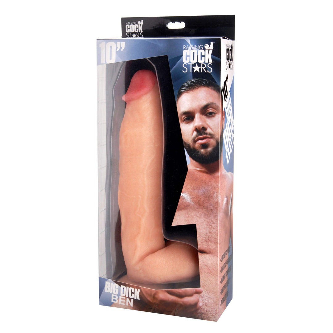 10 Inch Big Dick Ben | Large Realistic Dildo - Huge Realistic Dildo - Big Realistic Dildo - The Dildo Hub