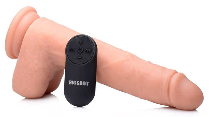 10 Inch Big Shot | Remote Control Large Vibrating Dildo - Huge Vibrating Dildo - The Dildo Hub