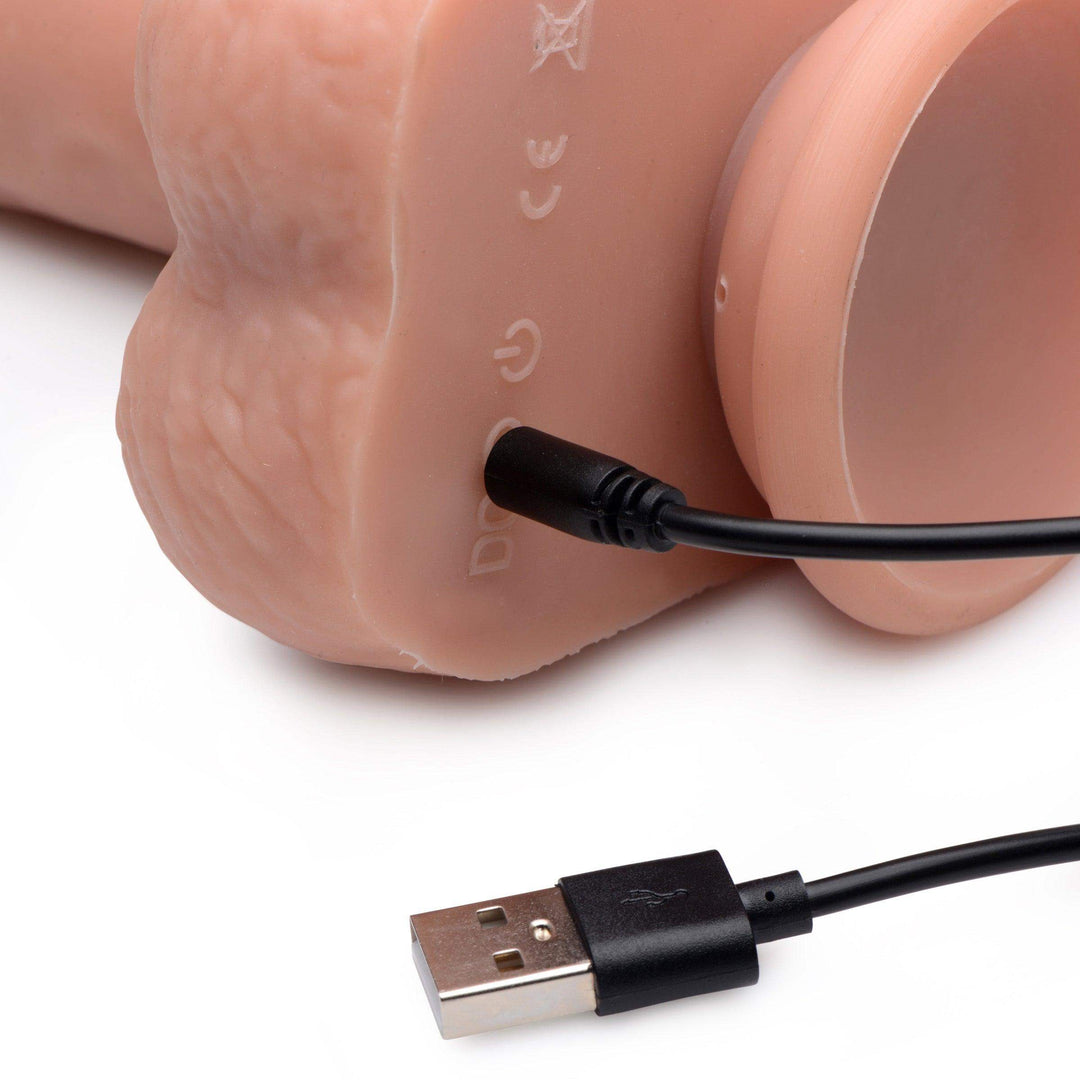 10 Inch Big Shot | Remote Control Large Vibrating Dildo - Huge Vibrating Dildo - The Dildo Hub