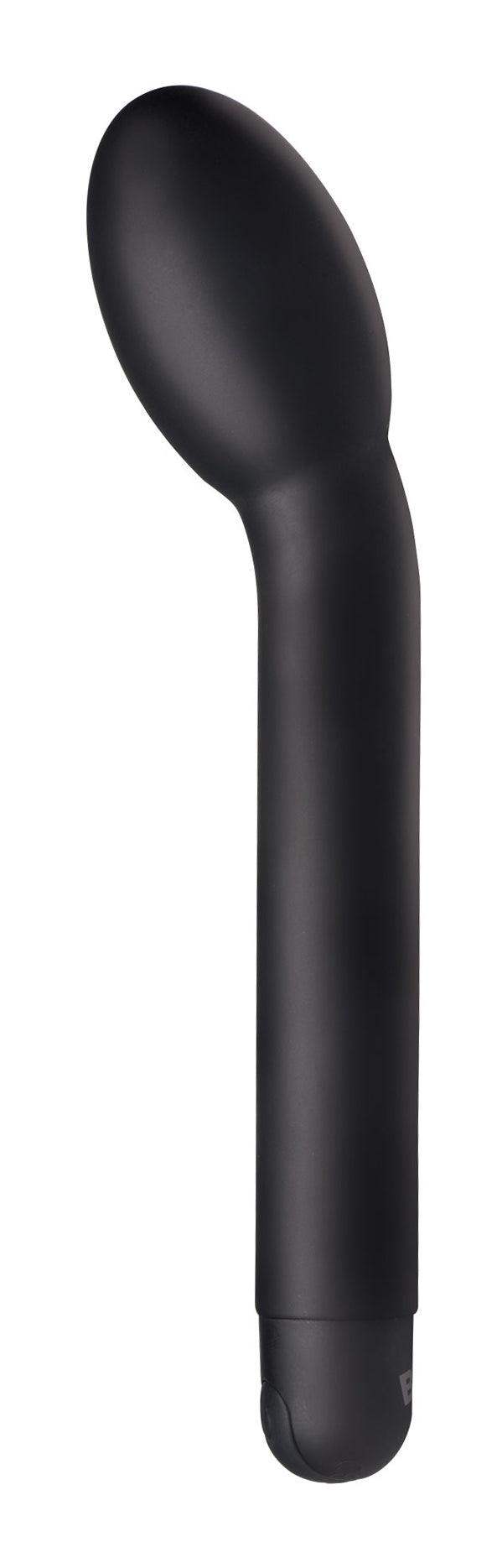 10X Black Silicone G-Spot Vibrator - The Dildo Hub