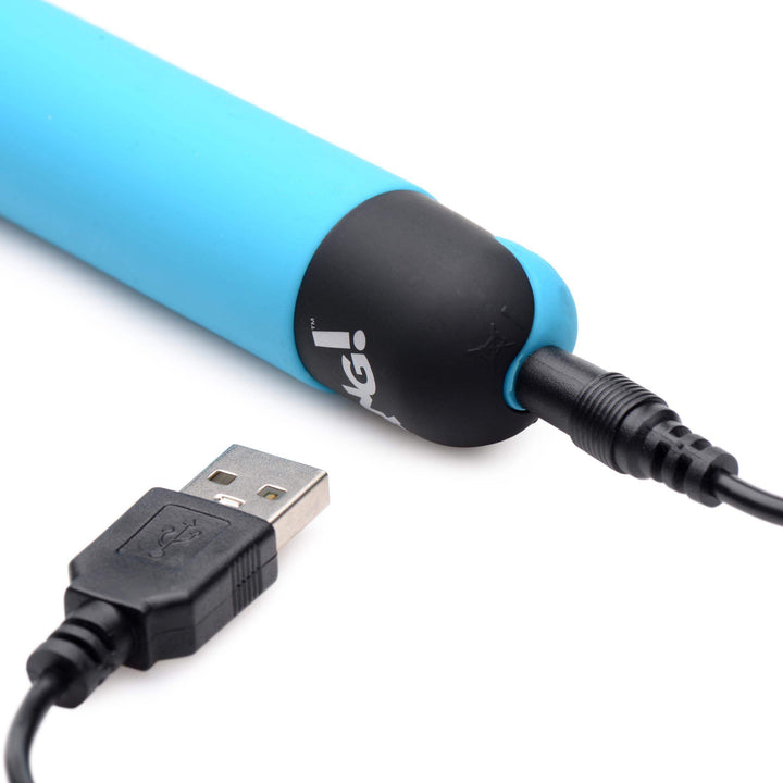 10X Blue Silicone G-Spot Vibrator - The Dildo Hub