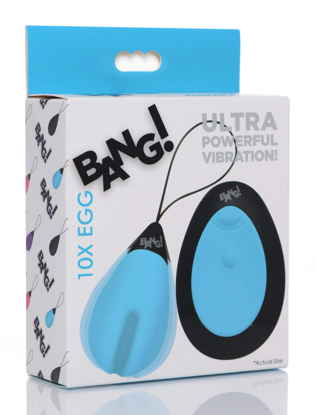 10X Blue Silicone Vibrating Egg - The Dildo Hub