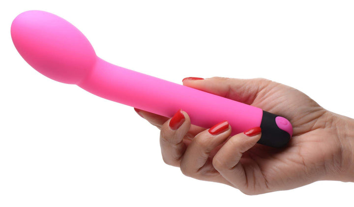 10X Pink Silicone G-Spot Vibrator - The Dildo Hub