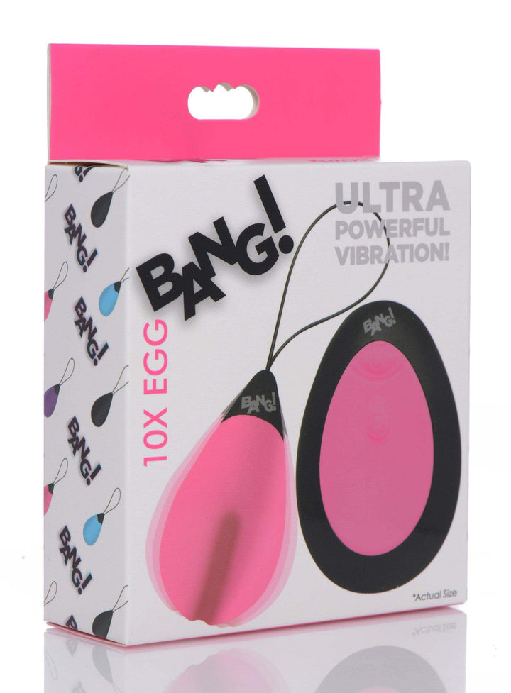 10X Pink Silicone Vibrating Egg - The Dildo Hub