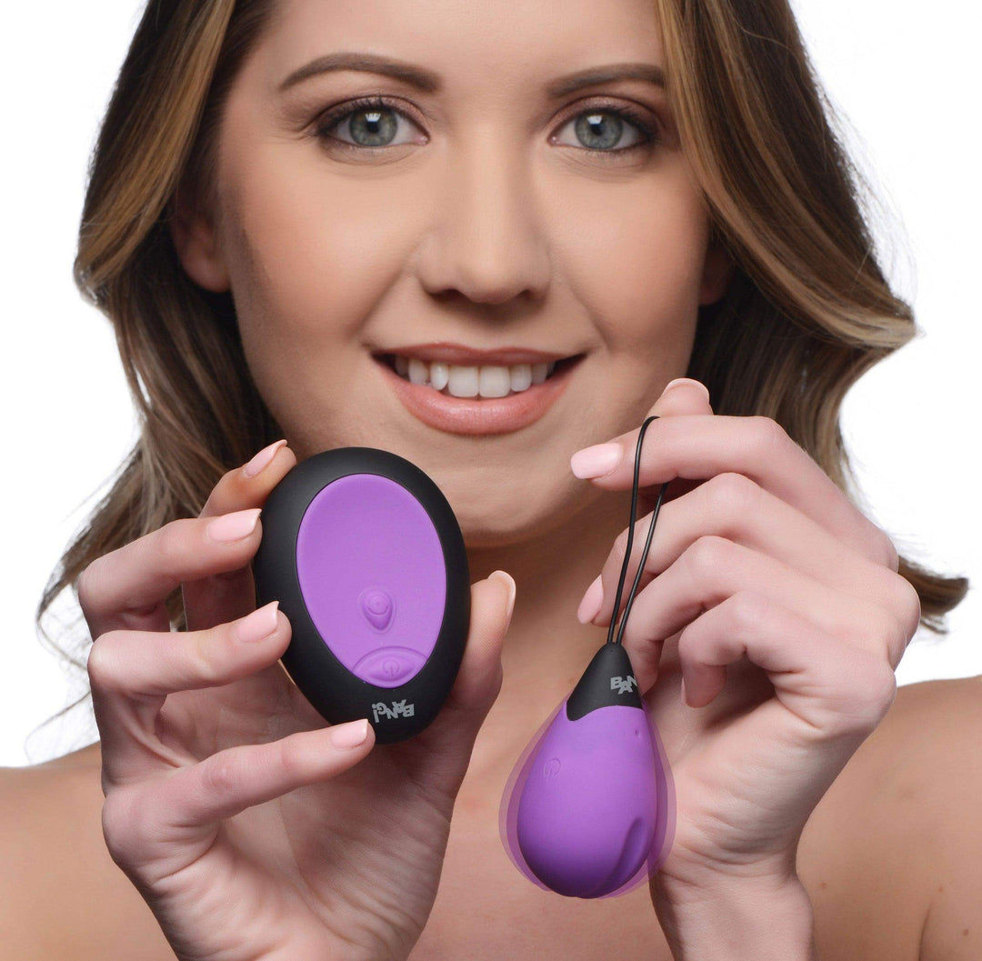 10X Purple Silicone Vibrating Egg - The Dildo Hub