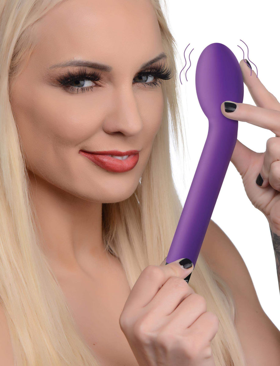10X PurpleSilicone G-Spot Vibrator - The Dildo Hub